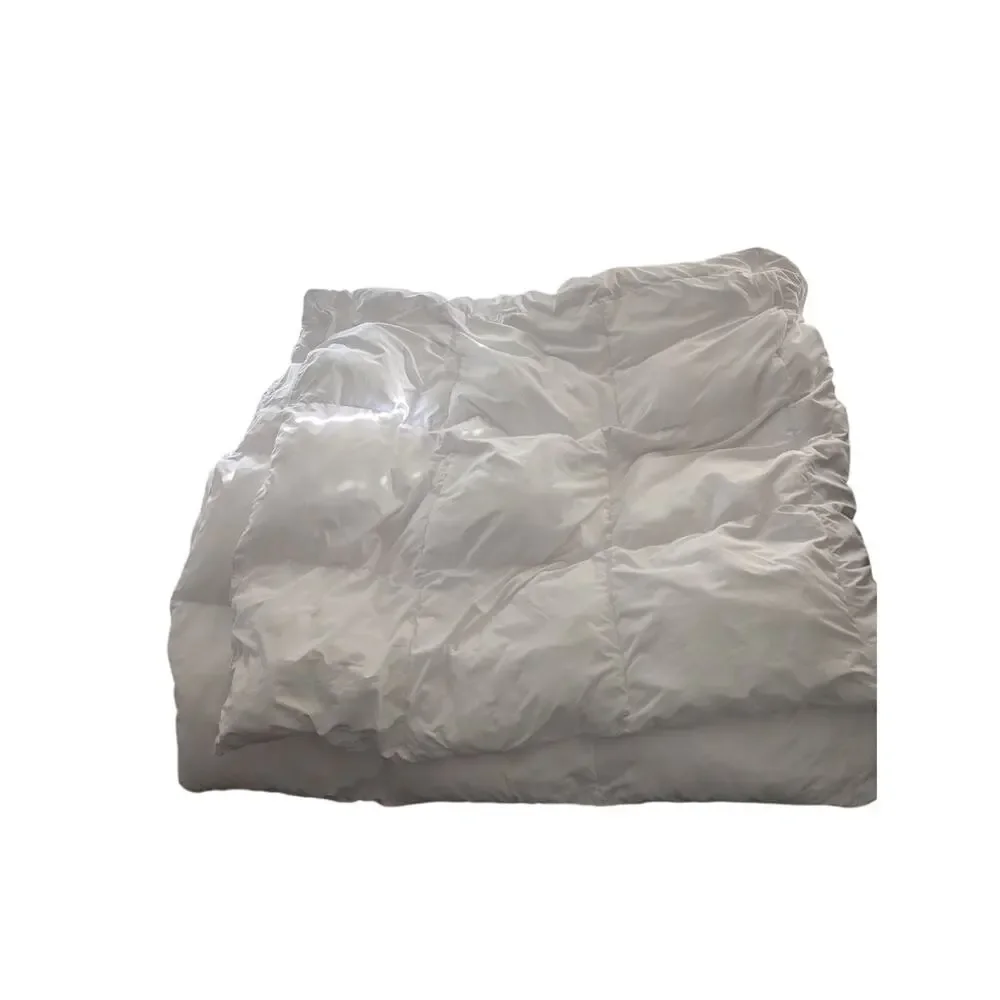 NWOT! HOTEL SUITE! PURE WHITE DOWN ALTERNATIVE, HYPOALLERGENIC COMFORTER! FULL